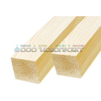 БРК-05. Брусок сухой, строганный (Ель, сосна) 30х30х3000
