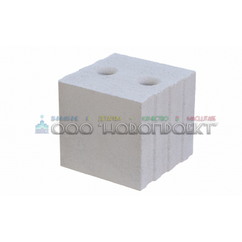 ПЗГ-07. Блок силикатный пазогребневый стеновой полнотелый 248/250/248
