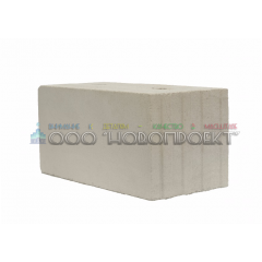 ПЗГ-09. Блок силикатный пазогребневый стеновой полнотелый 498/250/248