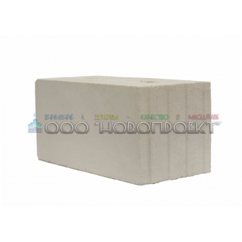 ПЗГ-09. Блок силикатный пазогребневый стеновой полнотелый 498/250/248